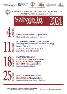 locandina Sabato in concerto 2024